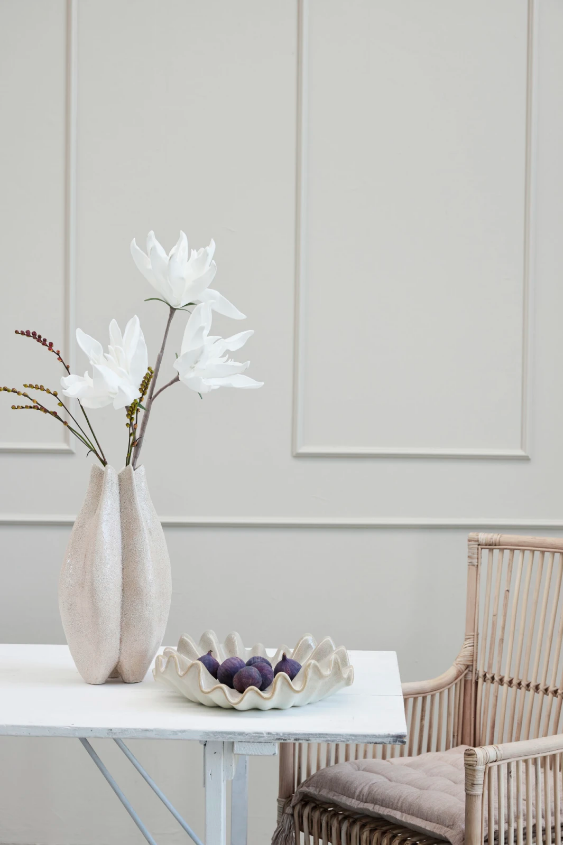 Happia blomst hvit 85 cm