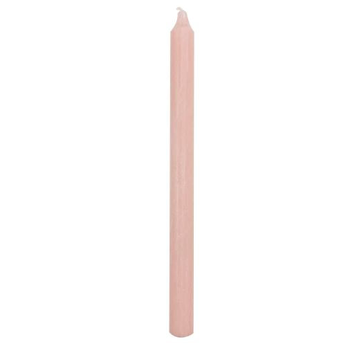 Kronelys støvet rosa 29 cm