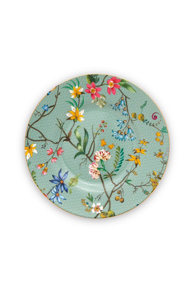 Jolie Flowers Blue asjett 12 cm