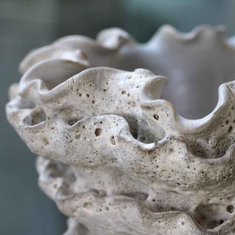 Vase Cab white 18x20 cm