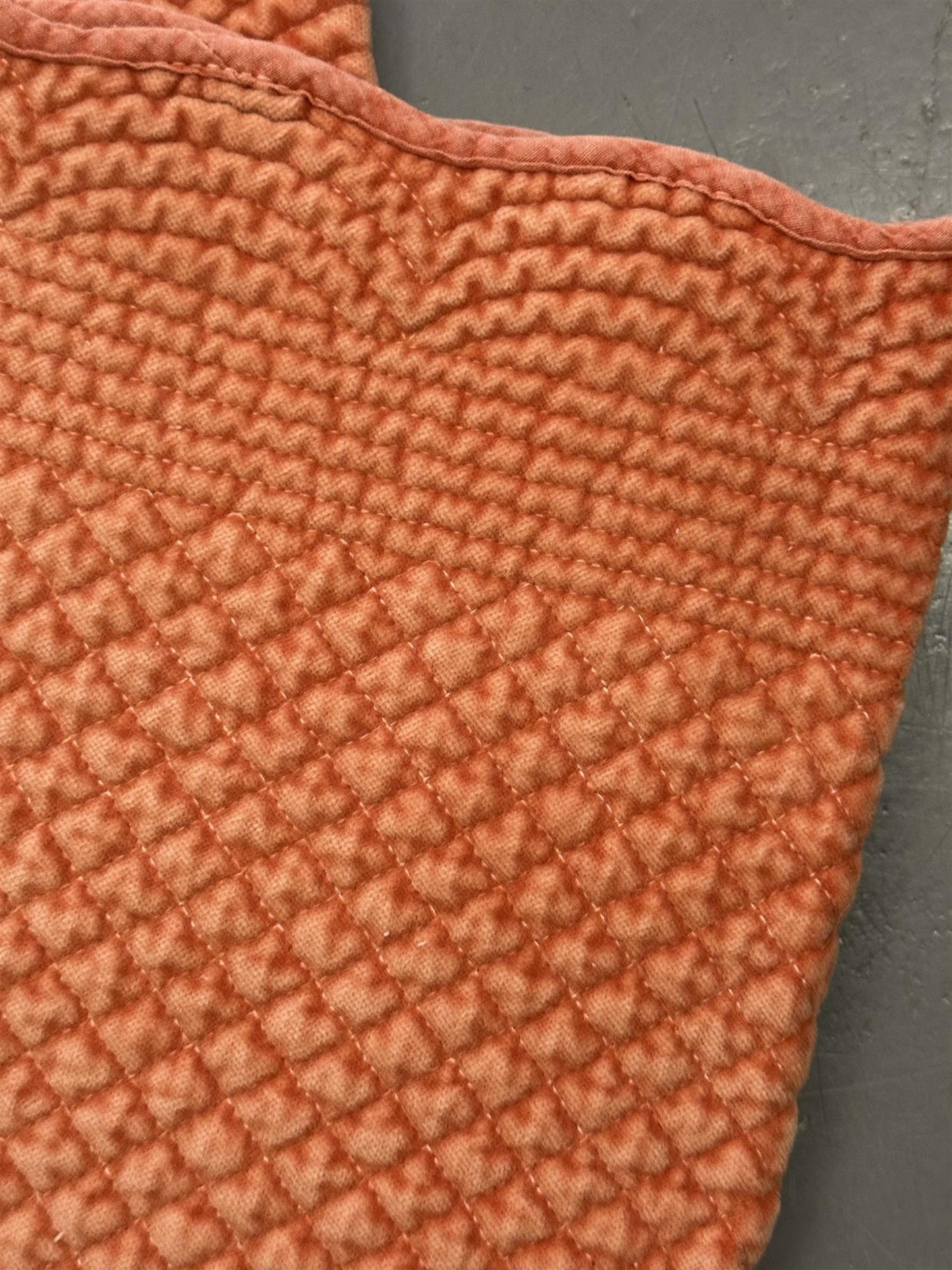 Spisebrikke velour Burnt Orange 35x50 cm