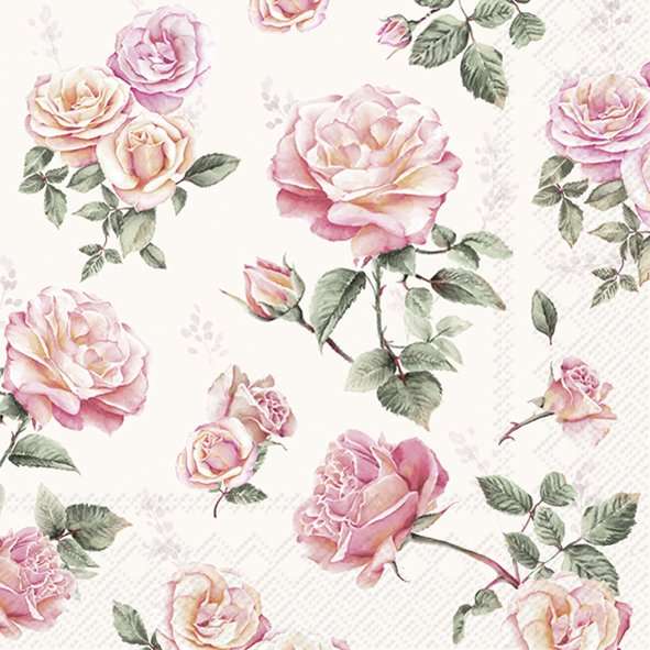 Serviett kaffe Beth Cream