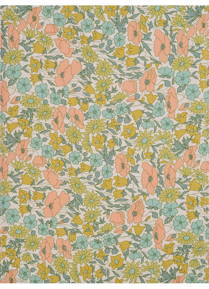 Jewellery box round Liberty Poppy & Daisy Pastel