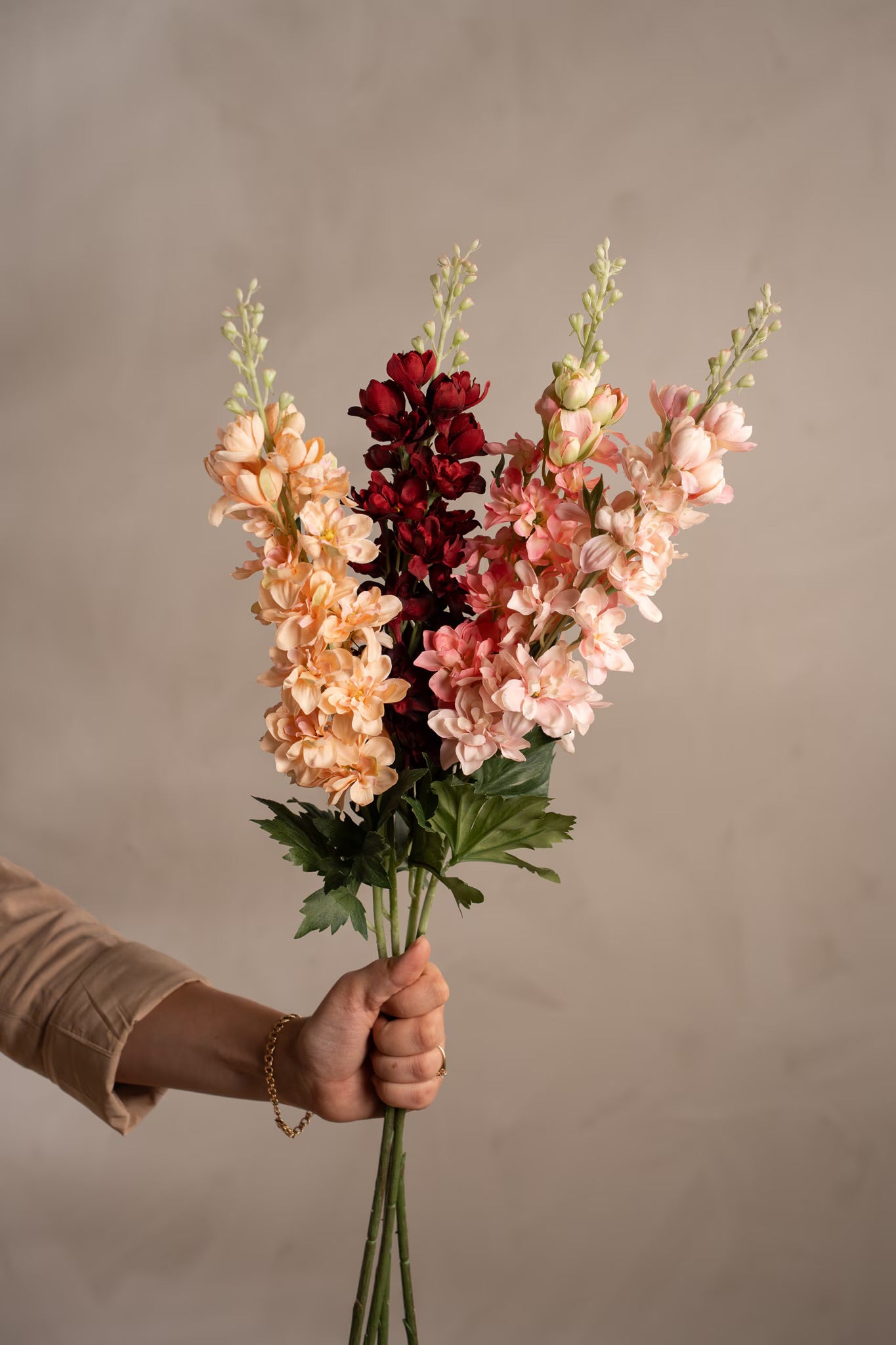 Delphinium fersken 75 cm