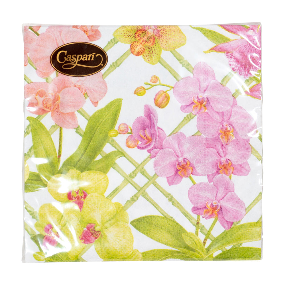Napkin coffee Orchid conservatory