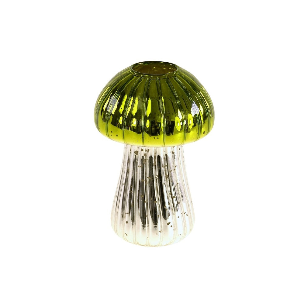 Mushroom vase Green 13 cm