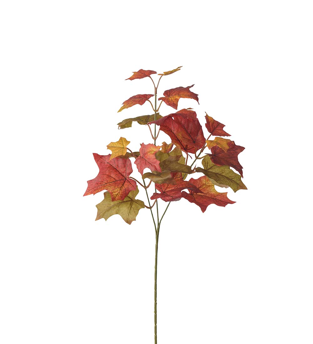 Autumn leaf branch 53 cm