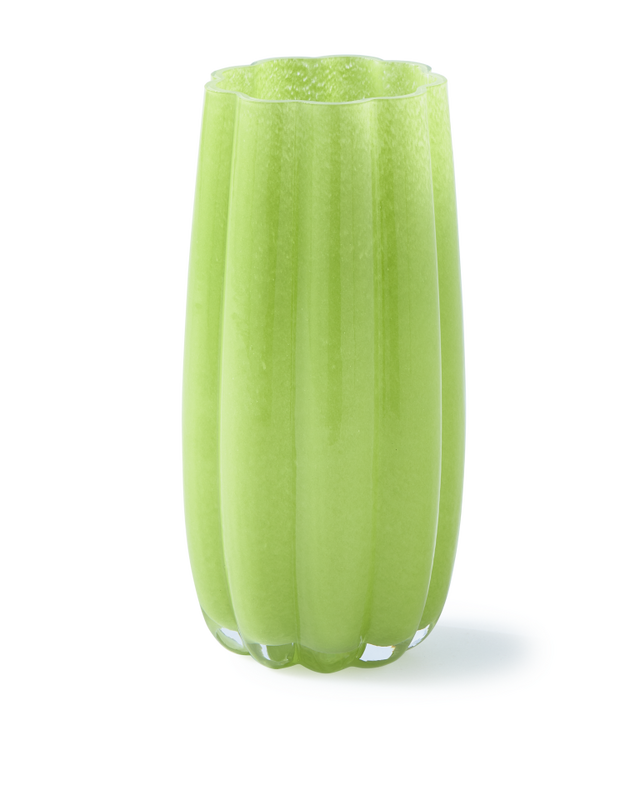 Melon vase green M