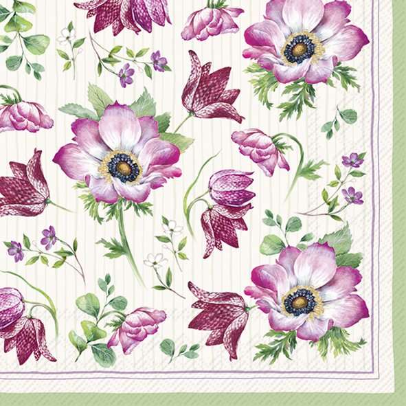 Napkin lunch Blossom Whisper Cream