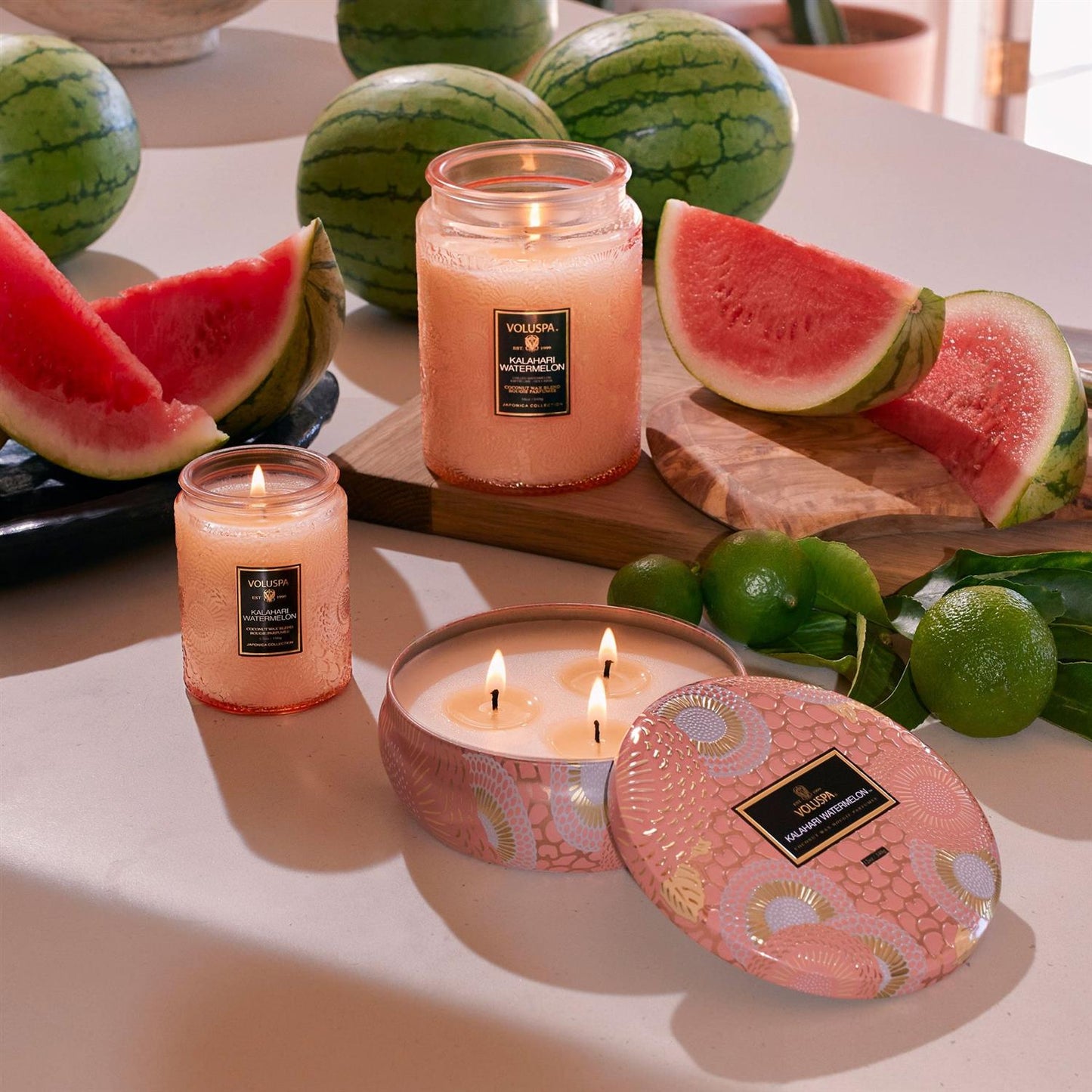 Kalahari Watermelon Small Jar Candle 50 Timer