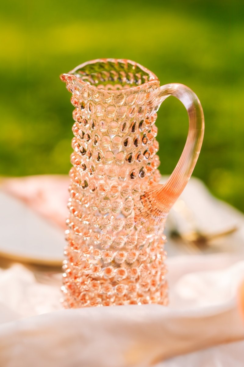 Hobnail karaffel 1L Rosaline