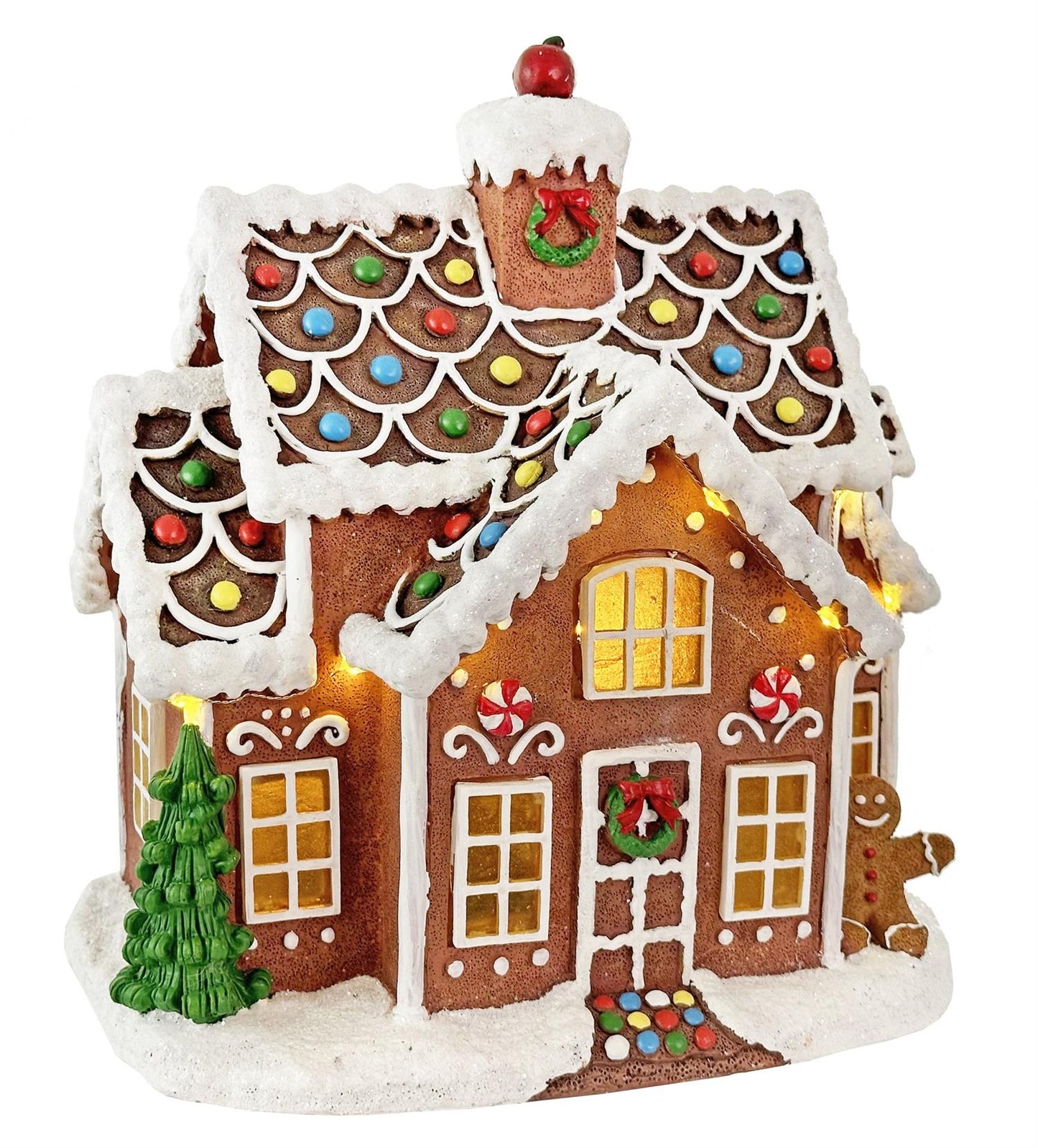 Pepperkakehus LED 25x27 cm