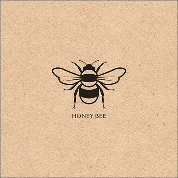 Serviett lunch honey bee