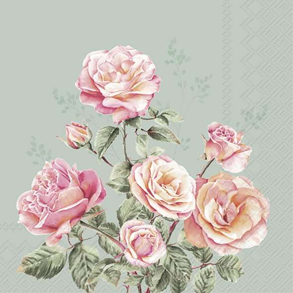 Napkin Lunch Lillith Blue Grey