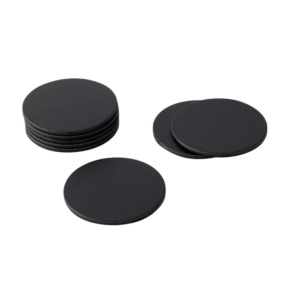 Coaster lizard Black 8 pcs