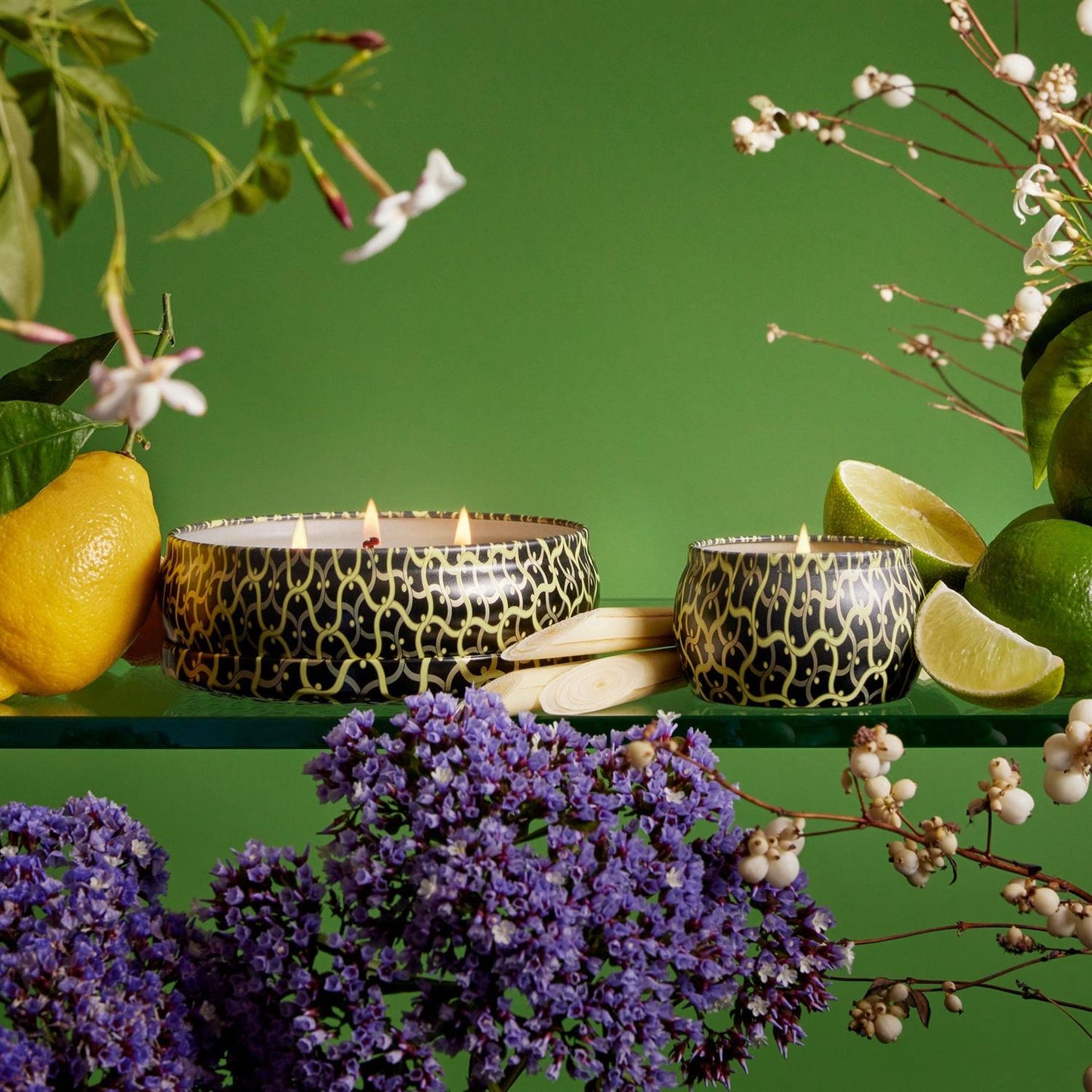 Jardin De Verveine 3-Wick Tin Candle 40 Hour