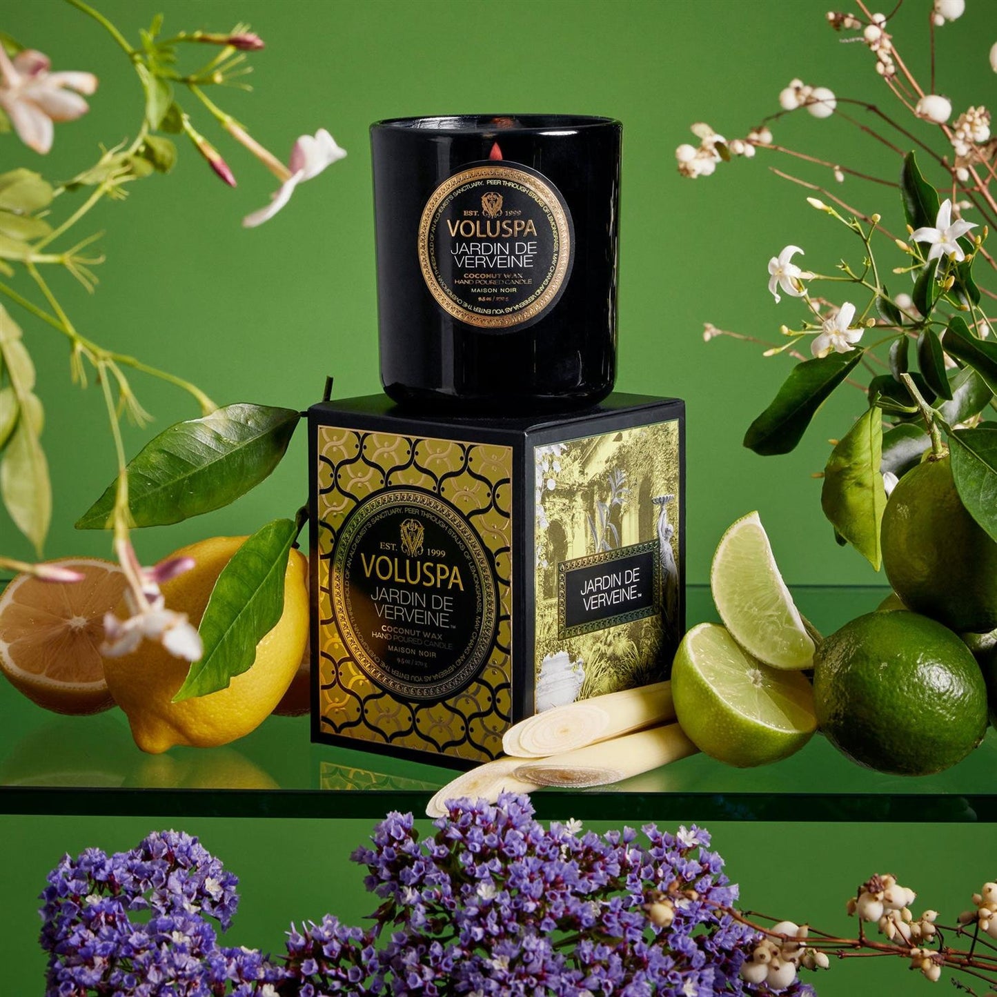 Jardin De Verveine Classic Boxed Candle 60 Timer