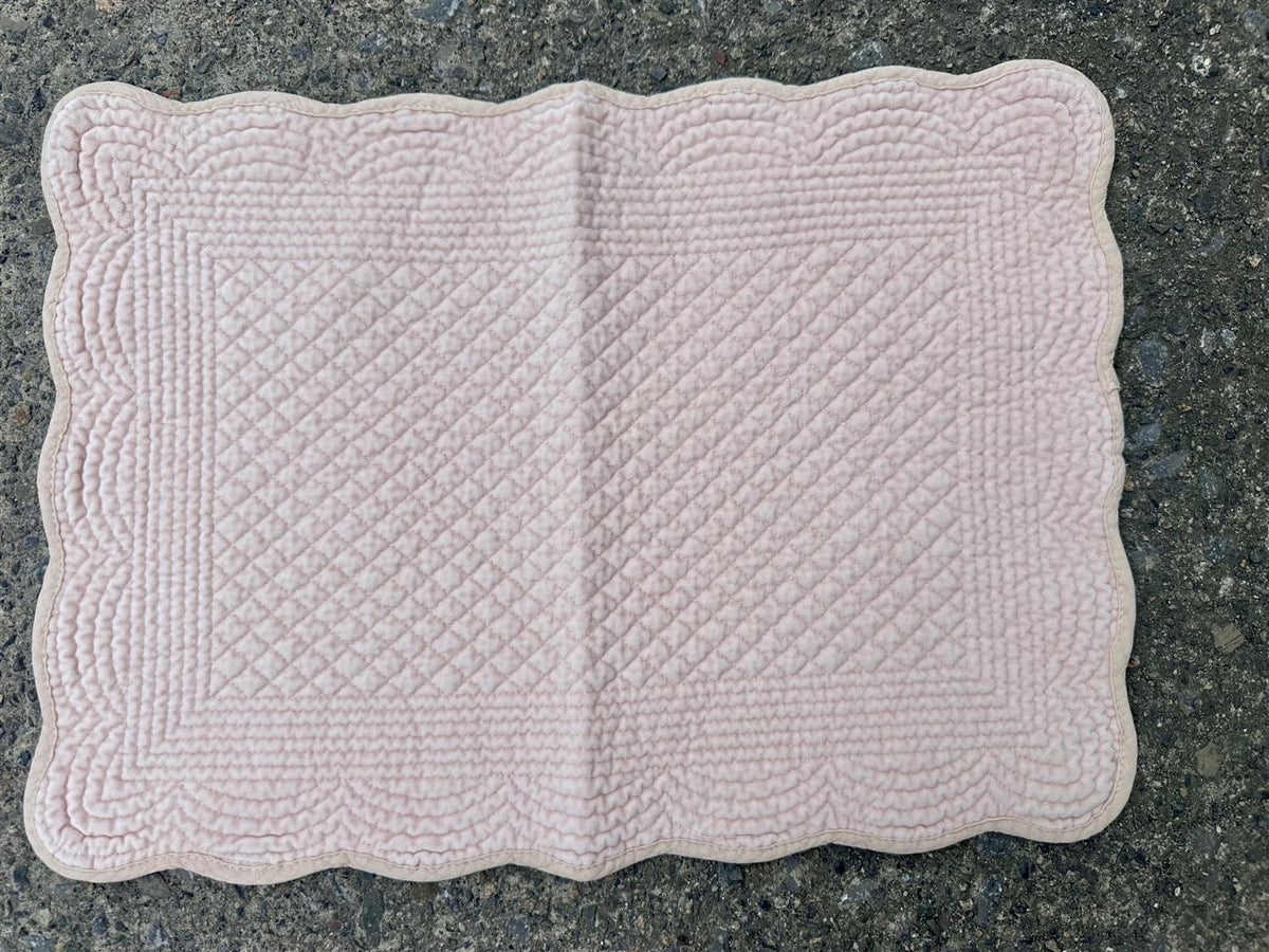 Placemat velvet Powder Pink