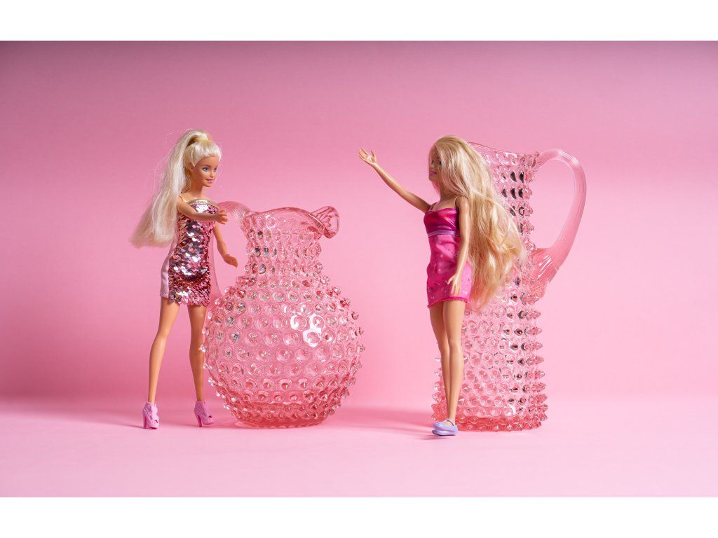 Hobnail Carafe 2L Rosaline