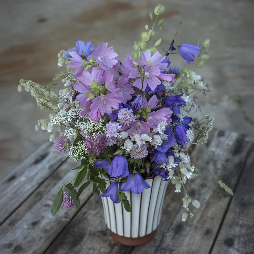 Salon vase high putty 20 cm