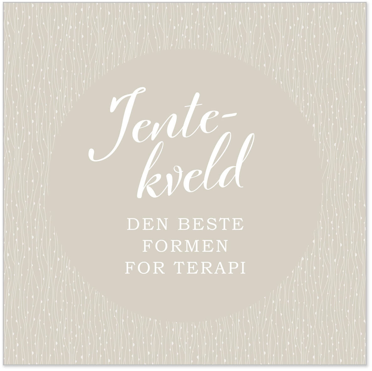 Serviett lunch Jentekveld terapi