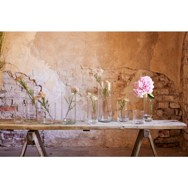 Sylinder vase 9x15 cm