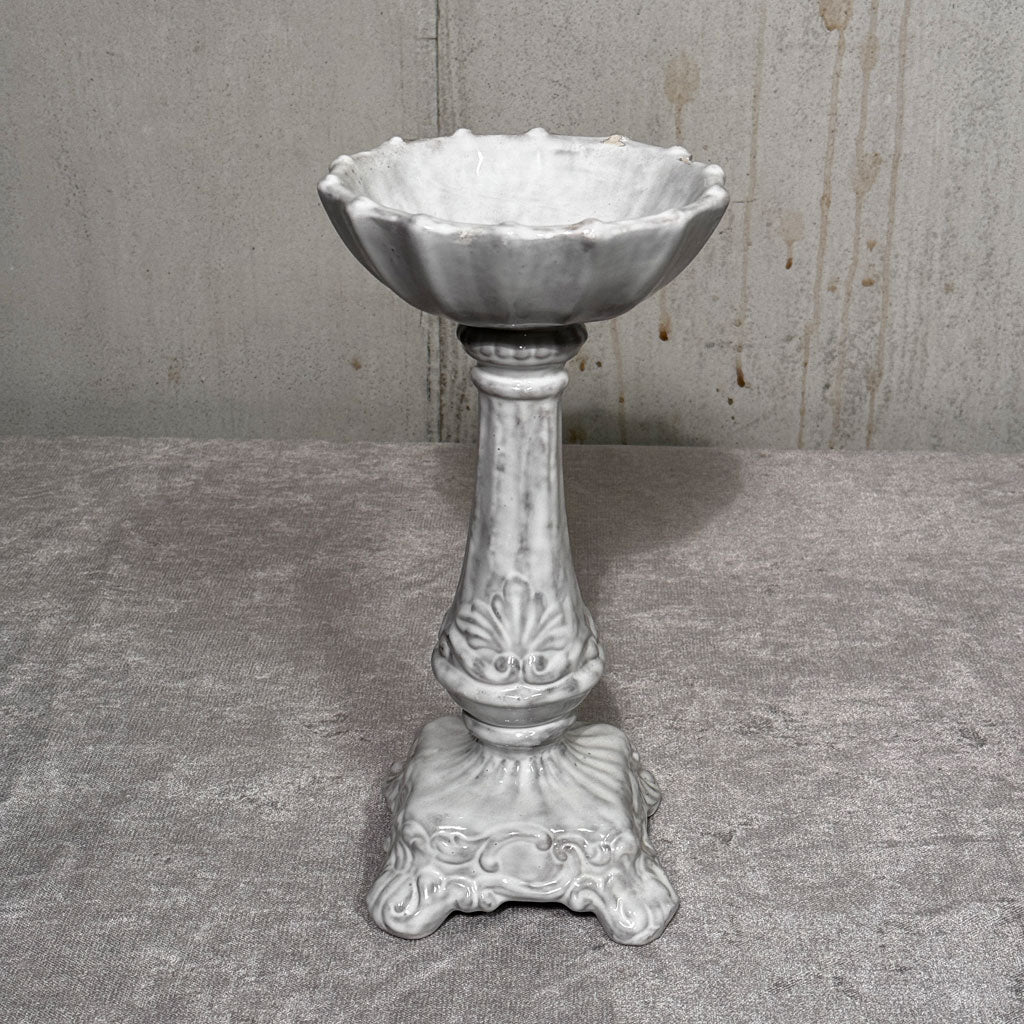 Candlestick white 31 cm
