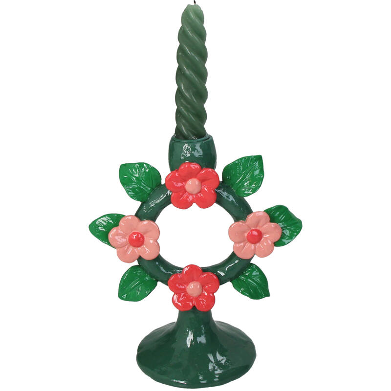 Lysestake blomster 19 cm