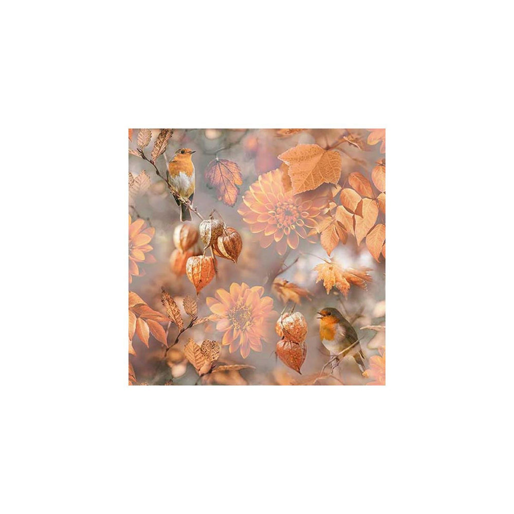 Napkin lunch Orange autumn