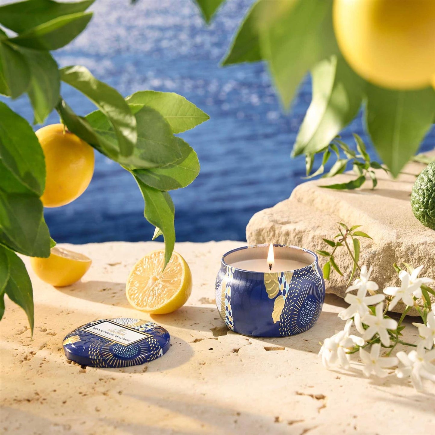 Mediterranean Lemon Mini Tin Candle 25 Timer