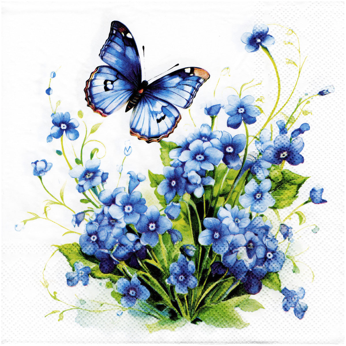 Serviett Lunch Forget me not