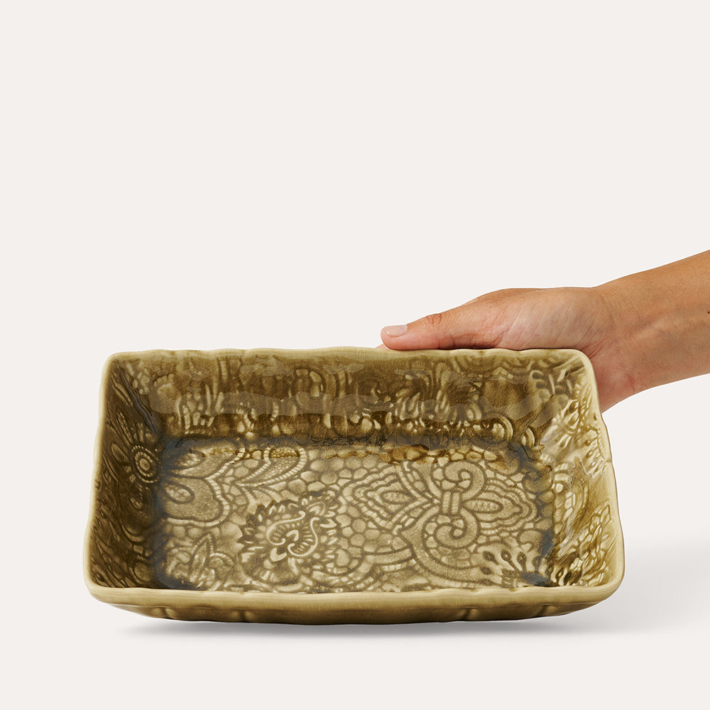 Ildfast form 23x15 cm Sand