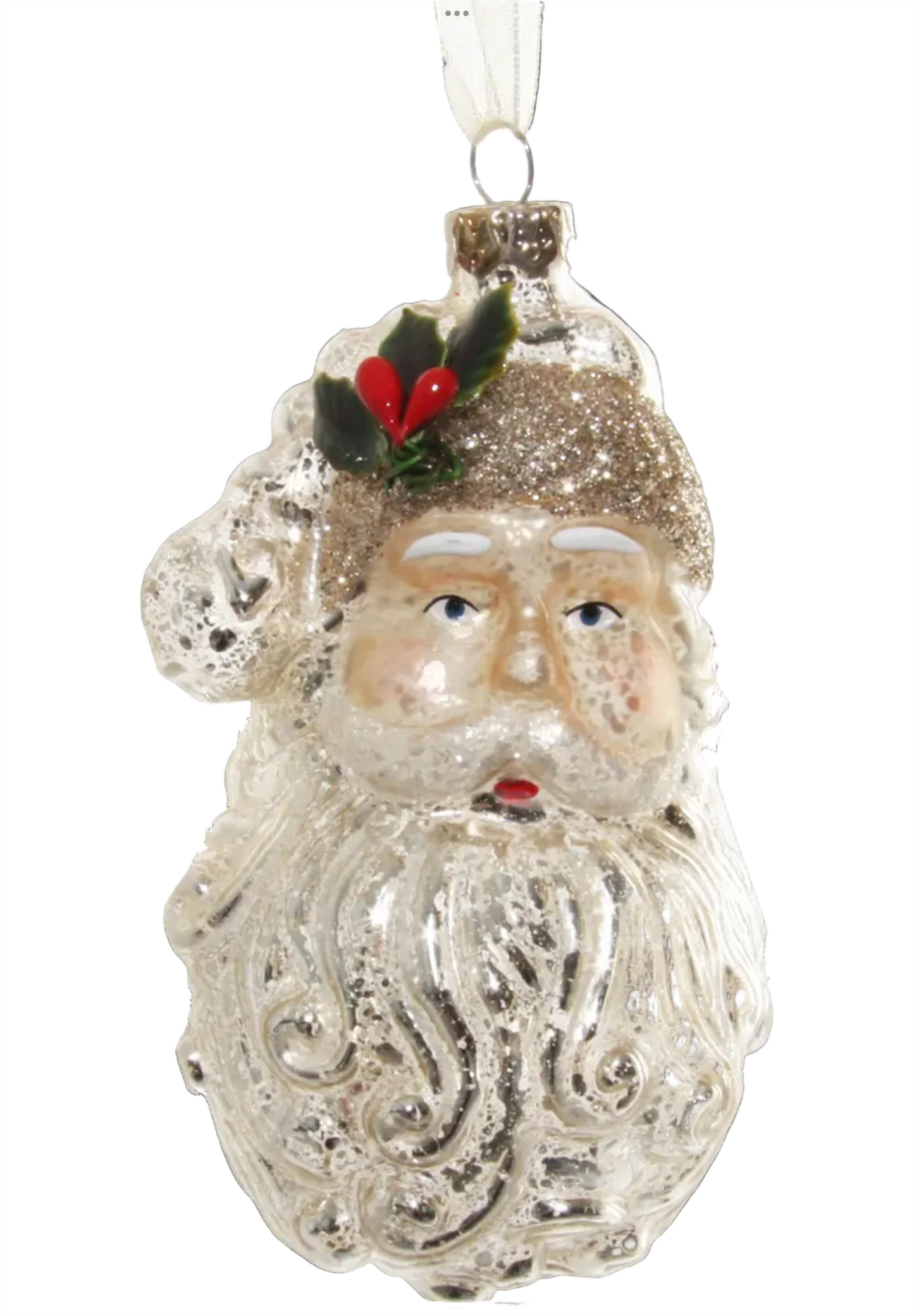 Juletrepynt julenisse hode 14 cm