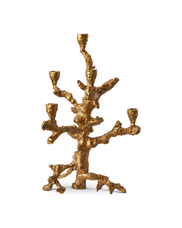 Apple tree large candle holder