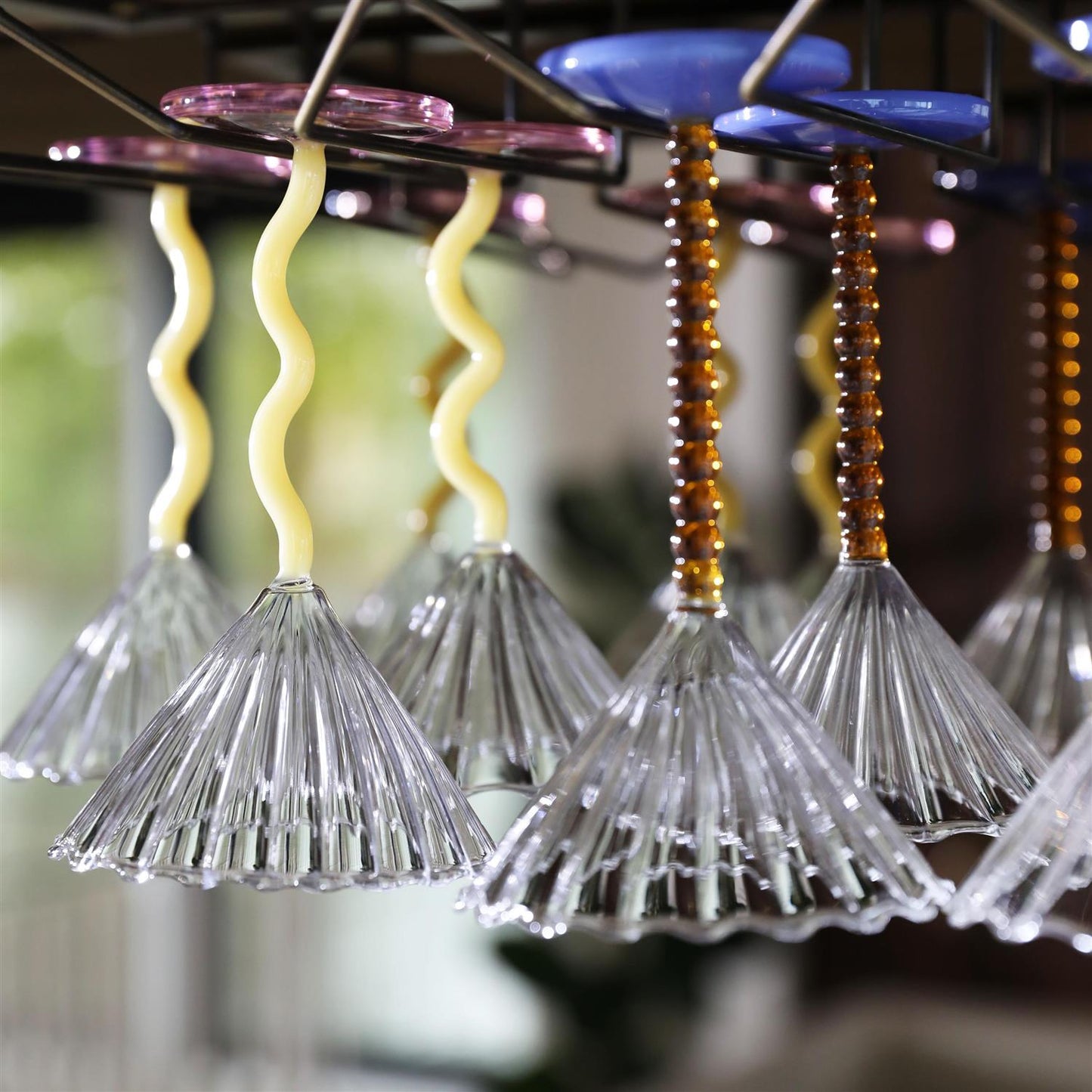 Glass Coupe curve caramel S/2