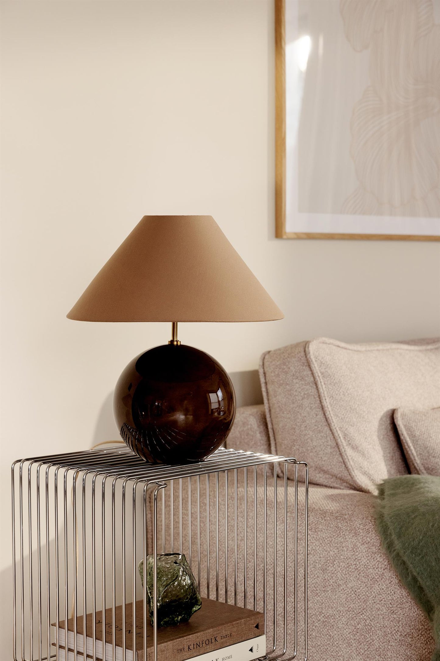 Bordlampe Iris 35 Mocha