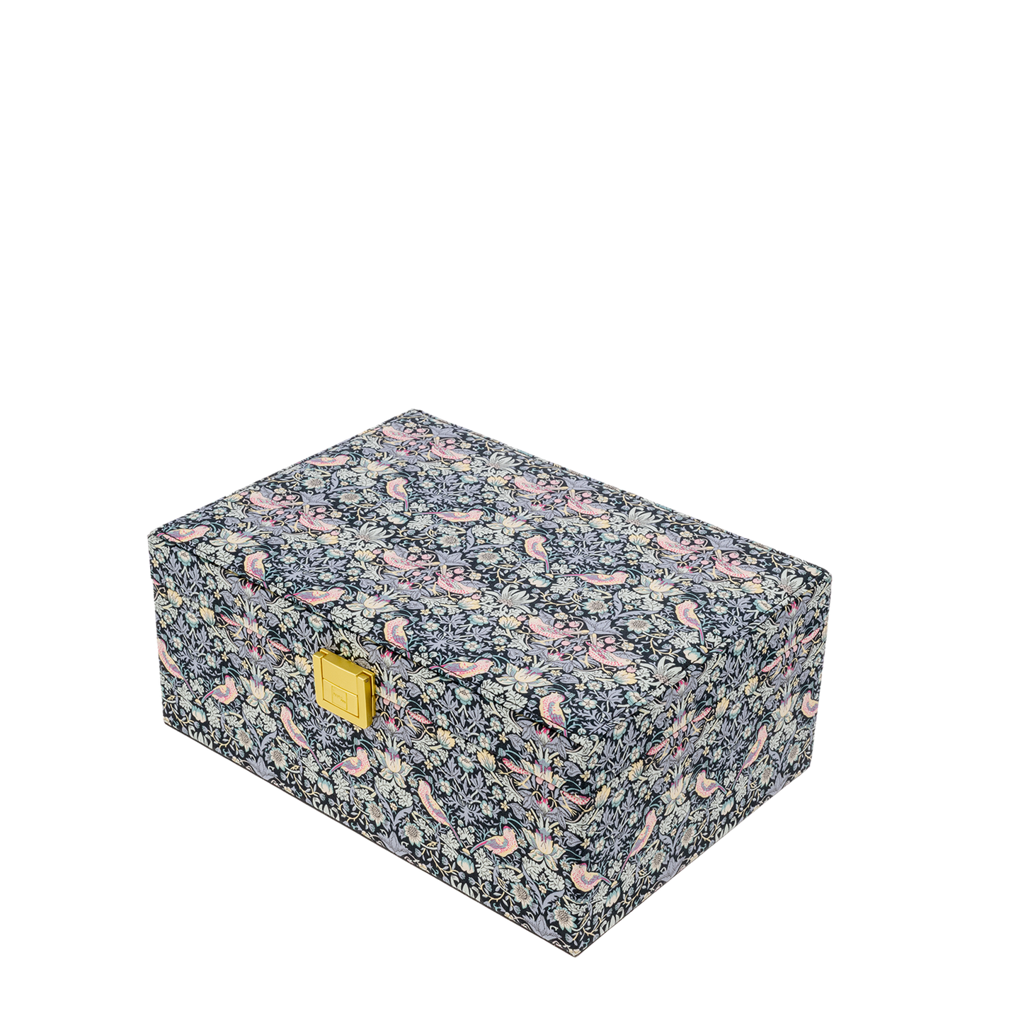 Jewelry Box Square Liberty Strawberry Thief Black
