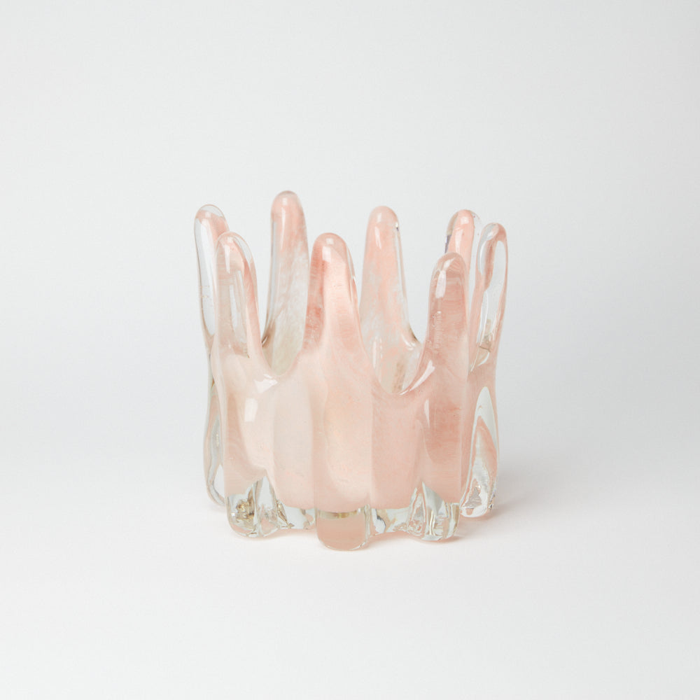 Helix lyslykt rosa 14 cm