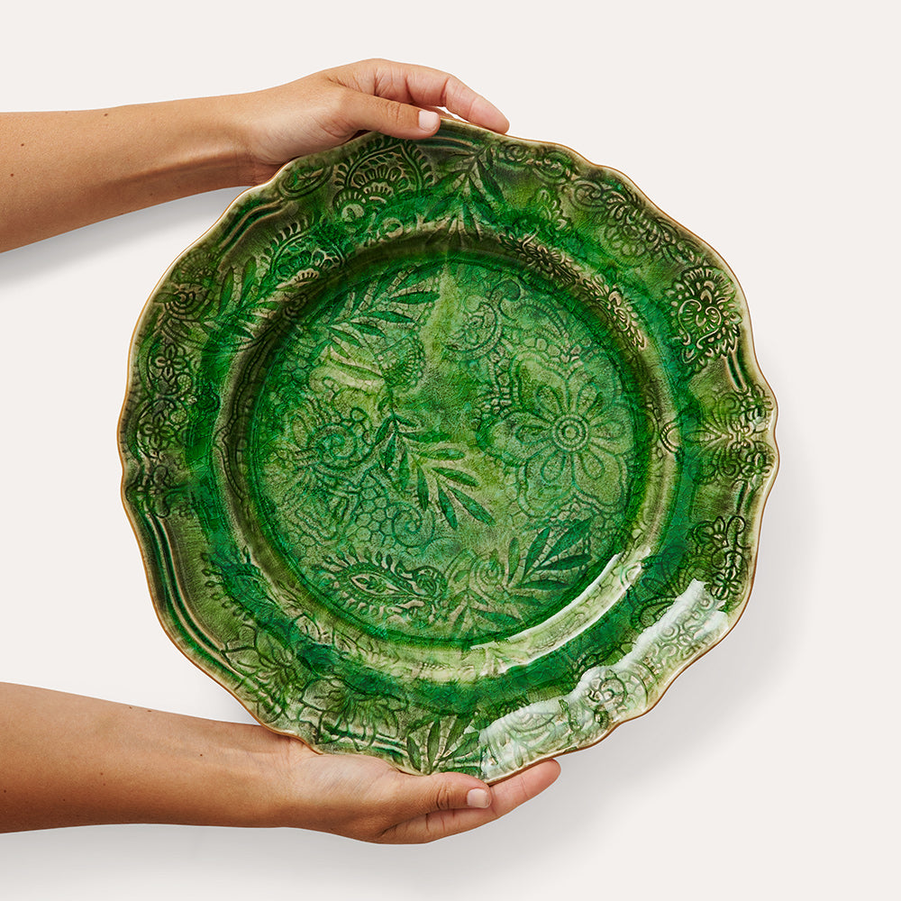Serveringsfat rundt 34 cm Seaweed