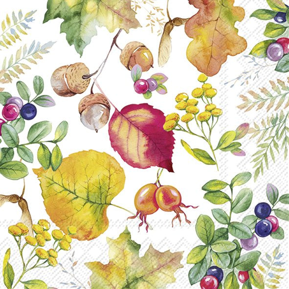 Napkin coffee harvest season white