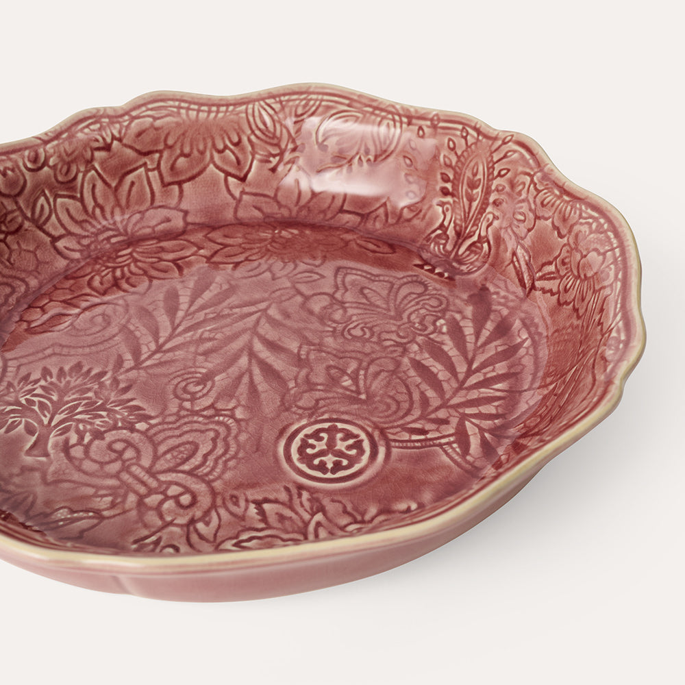 Pie mold 25x5 cm Old rose
