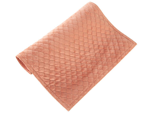 Beehive velour table runner pink 33x100 cm