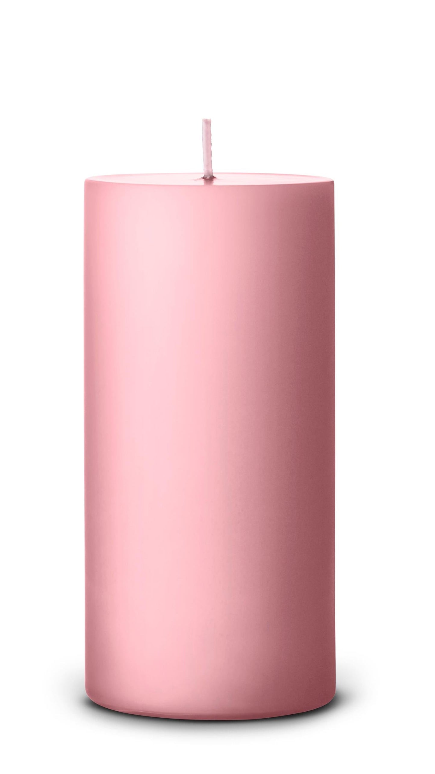 40 Cherry Blossom pillar candles 7x15 cm
