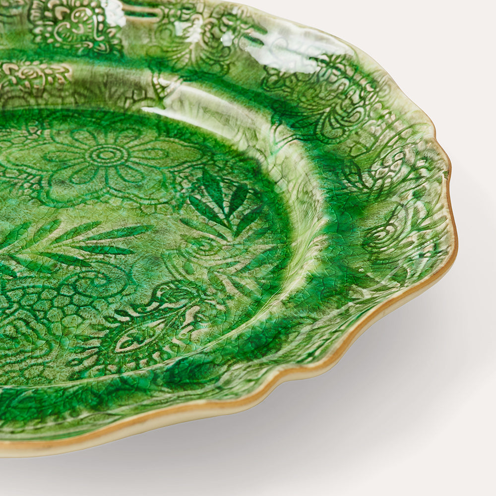 Serveringsfat rundt 34 cm Seaweed