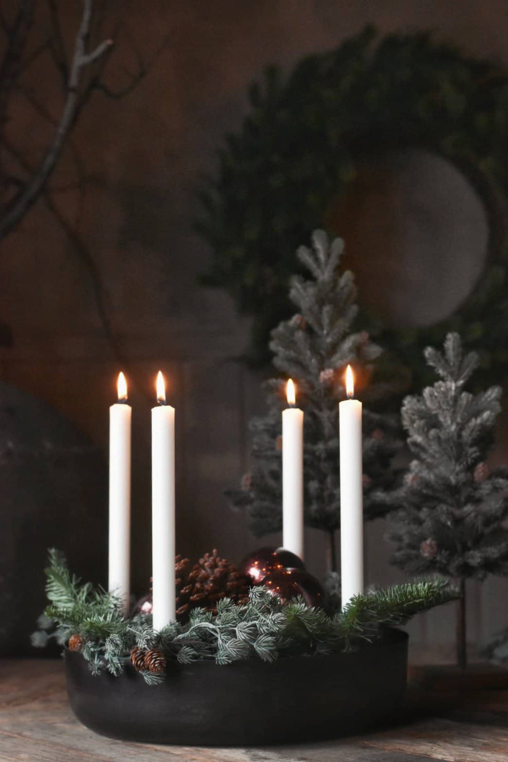 Adventsstake rund 30 cm