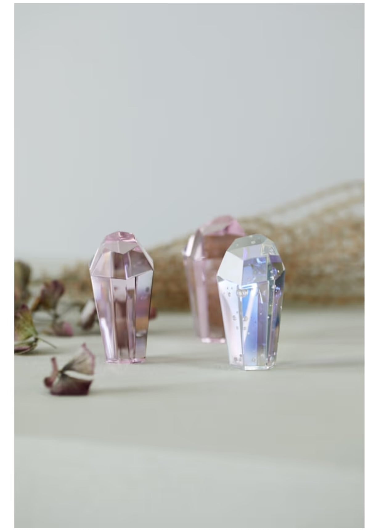 Crystal Rock mini rosa 5,5 cm