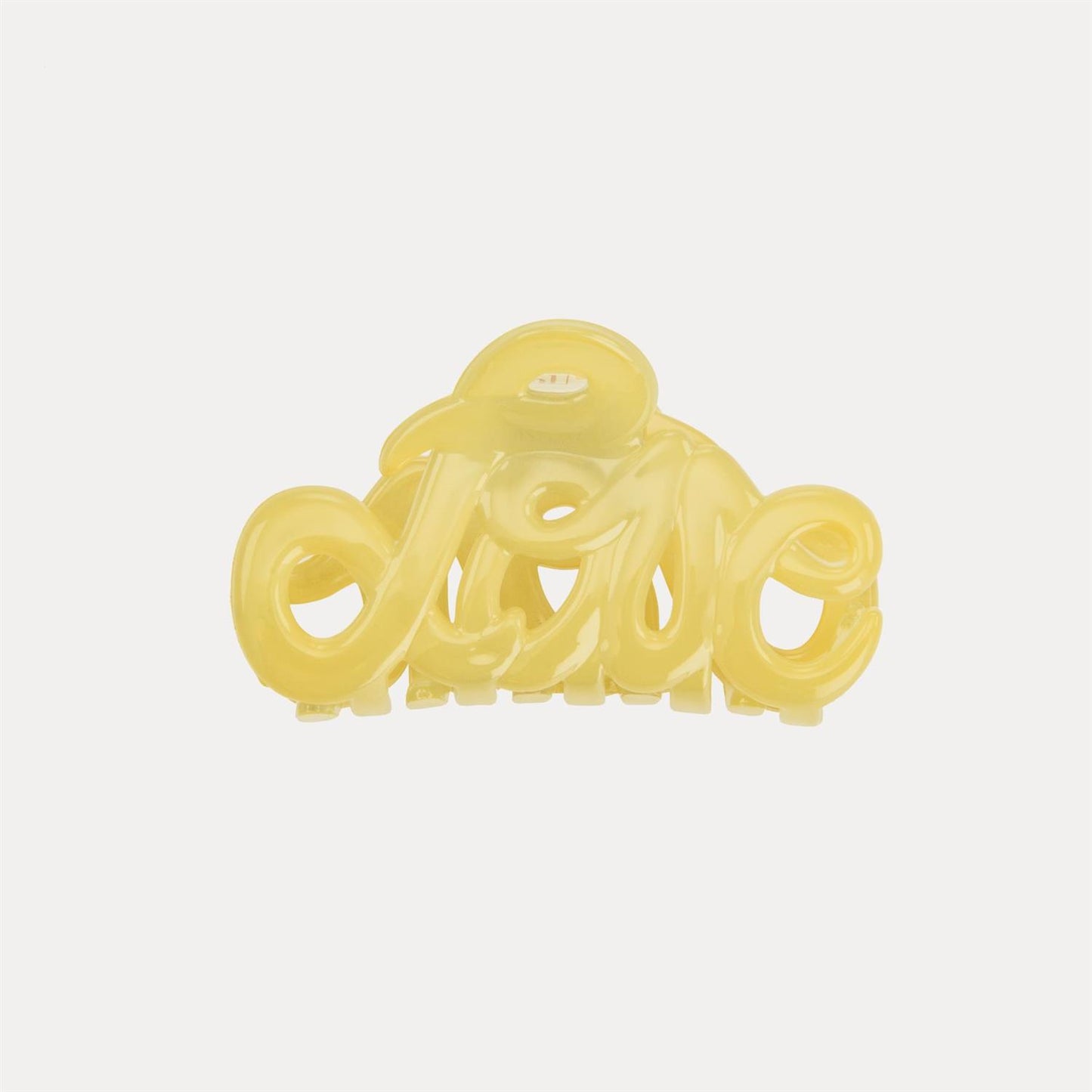Hair Claw Love Claw Yellow 5 cm