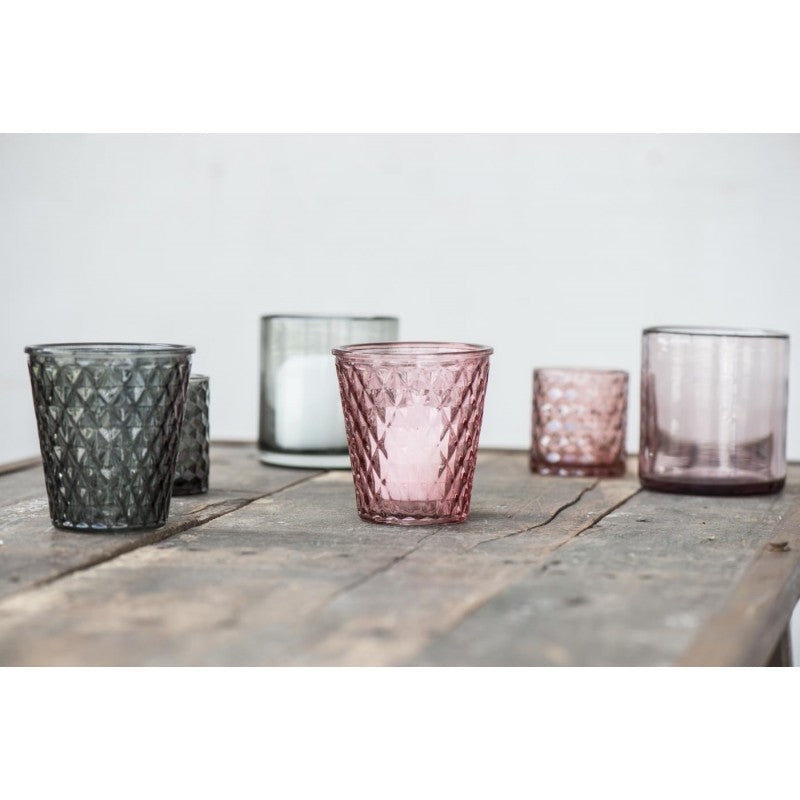 Telysholder brun 7 cm