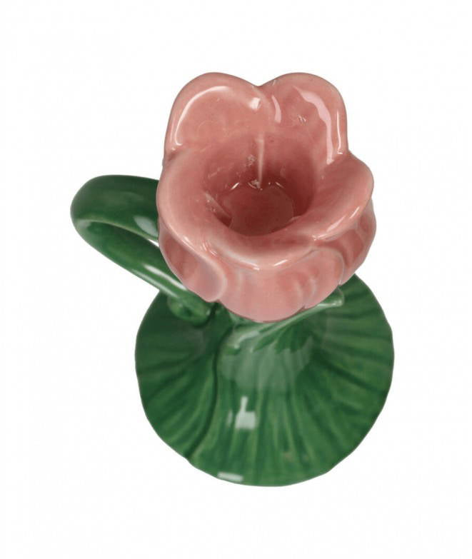 Lysestake rosa tulipan 14 cm