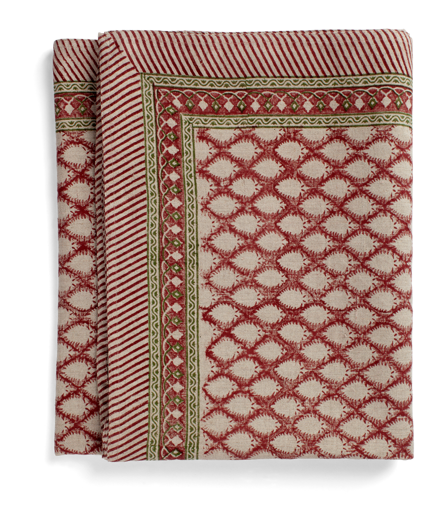 Tablecloth Cypress Red 170x270 cm